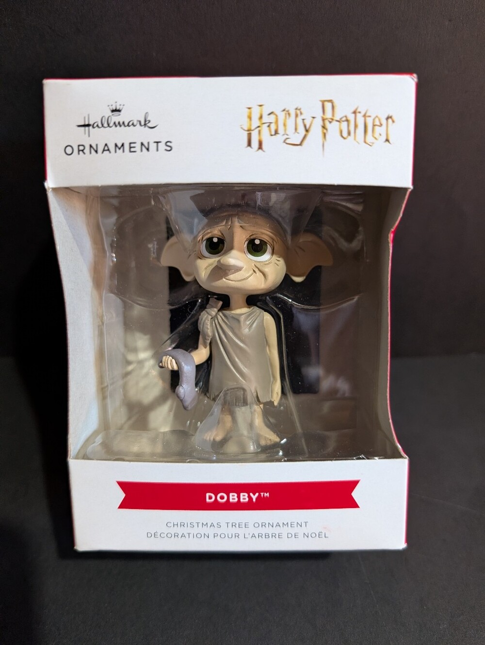 Hallmark Harry Potter Dobby with Sock Christmas Ornament New